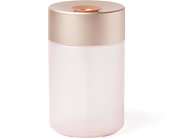 Lexon Horizon Diffuser Aromatherapy Humidifier And Mist Maker, 7"H x 4-1/4"W x 4-1/4"D, Gold