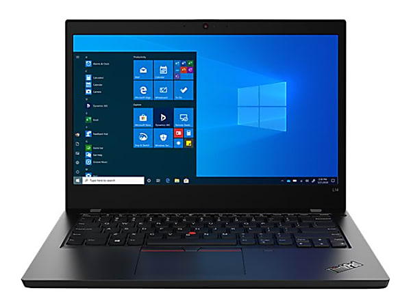 Lenovo ThinkPad L14 Gen1 20U5004UUS 14" Laptop - AMD Ryzen 7 PRO 4750U Octa-core 1.70 GHz - 8 GB RAM - 256 GB SSD - Glossy Black - Windows 10 Pro - AMD Radeon Graphics