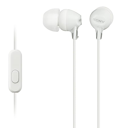 Sony Fashion Color EX Earbud Headset, White
