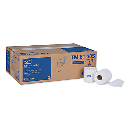 Tork® Advanced 2-Ply Septic Safe Bath Tissue, White, 500 Sheets per Roll, Case of 48 Rolls
