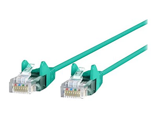 Belkin Cat.6 UTP Patch Network Cable - 1 ft Category 6 Network Cable for Network Device - First End: 1 x RJ-45 Network - Male - Second End: 1 x RJ-45 Network - Male - Patch Cable - 28 AWG - Green