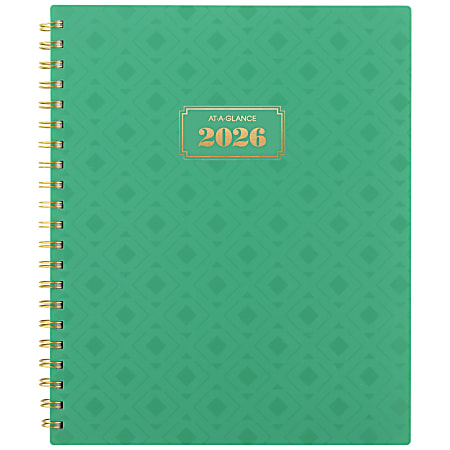 AT-A-GLANCE® BADGE 2026 Weekly Monthly Planner, Geo, Large, 8 1/2" x 11"