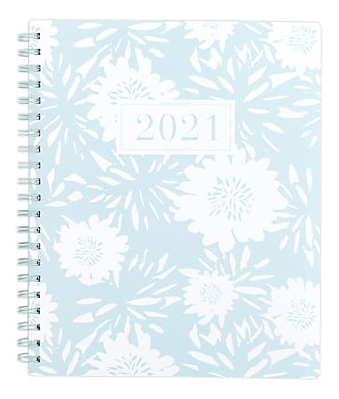 See Jane Work® Professional Weekly/Monthly Planner, 8-1/2" x 11", Pastel Blue, January To December 2021, SJ106-905