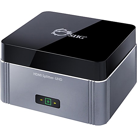 SIIG Premium 2-Port HDMI Splitter with EDID - 4Kx2K 60Hz - 3840 × 2160 - 340 MHzMaximum Video Bandwidth - CEH22K12S1