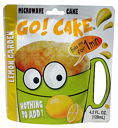 Go! Cake Cake Batter, Lemon Garden, 4.2 Oz Pouch