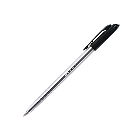 Office Depot Brand Crystal Stick Ballpoint Pens 1.0 mm Medium