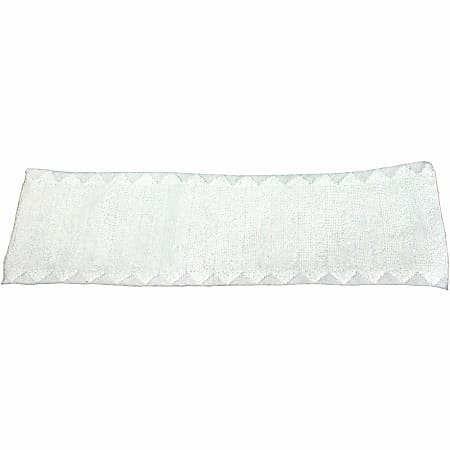 Genuine Joe Single-use Microfiber Pad - 3 / Pack - 3/Carton - 4.10" Width - Durable, Scratch-free - MicroFiber - White