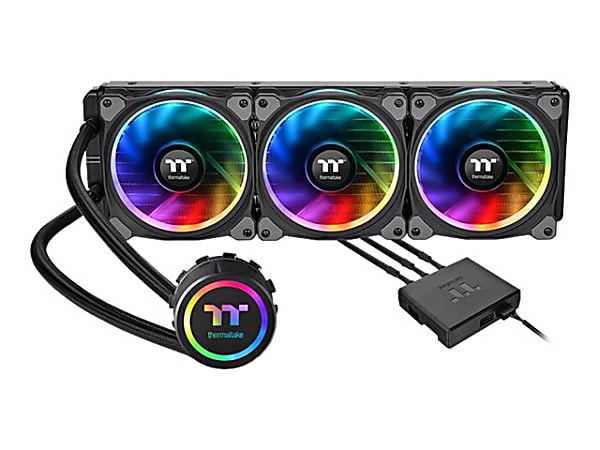 Thermaltake Floe Riing RGB 360 TT Premium Edition - Liquid cooling system CPU water block - (for: LGA1156, AM2, AM2+, LGA1366, AM3, LGA1155, AM3+, LGA2011, FM1, FM2, LGA1150, LGA2011-3, LGA1151, AM4, LGA2066, LGA1200) - copper - 120 mm