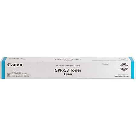 Canon GPR-53 Original Laser Toner Cartridge - Cyan - 1 Each - 19000 Pages