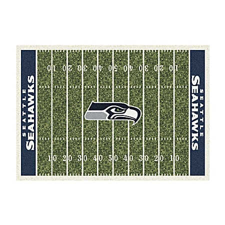 Imperial NFL Homefield Rug, 4' x 6', Seattle Seahawks