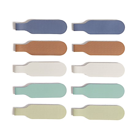 U Brands&reg; Hook-and-Loop Cable Organizer Cord Labels, Multicolor, Set Of 10 Labels