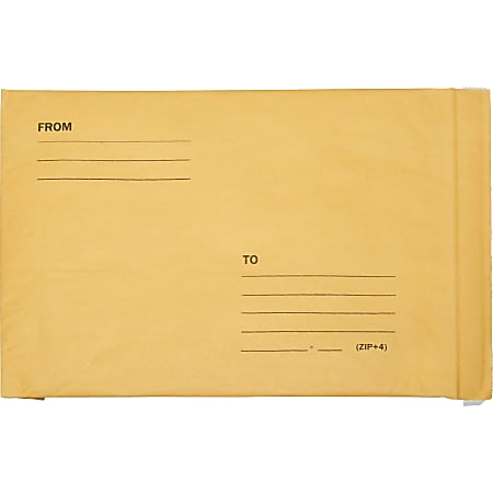 SKILCRAFT® Lightweight Paper-Cushioned Mailers, 9 1/2" x 14