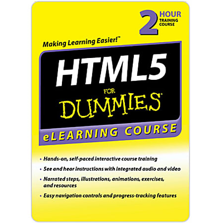 HTML 5 For Dummies - 6 Month Access , Download Version