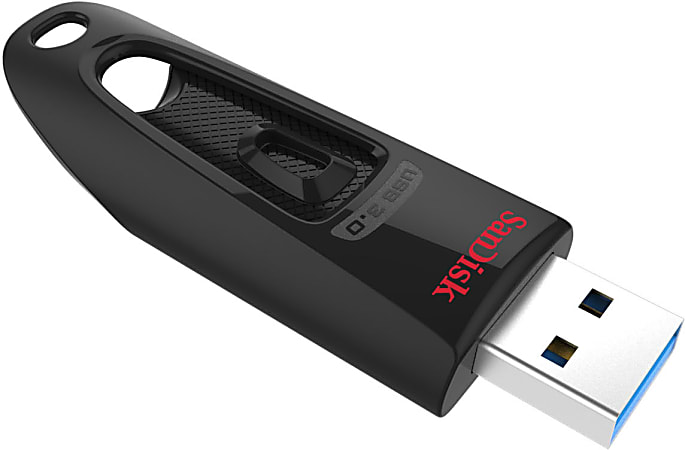 SanDisk Ultra USB 3.0 Flash Drive 512GB Black - Office Depot