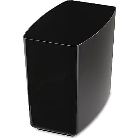 OIC® 2200 Series Wastebasket, 5 Gallons, Black