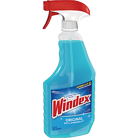 Windex Glass Cleaner, Original Blue, Spray Bottle, 26 fl oz
