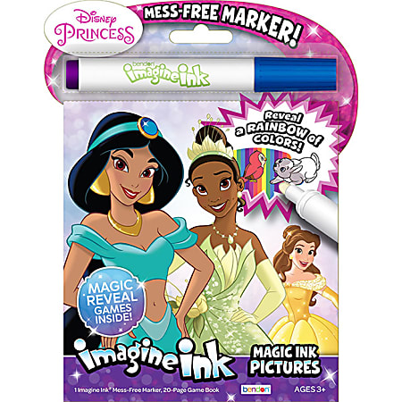 Bendon Imagine Ink® Magic Pictures, Disney Princess