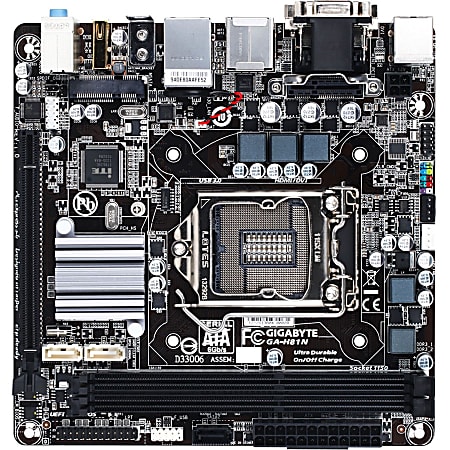 Gigabyte Ultra Durable 4 Plus GA-H81N Desktop Motherboard - Intel Chipset - Socket H3 LGA-1150