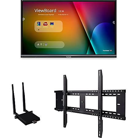 Viewsonic 55" ViewBoard 4K Ultra HD Interactive Flat Panel Bundle, LCD