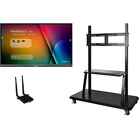Viewsonic IFP5550-E2 - 55" ViewBoard 4K Ultra HD Interactive Flat Panel Bundle - 55" LCD - ARM Cortex A53 1.20 GHz - 2 GB - Infrared