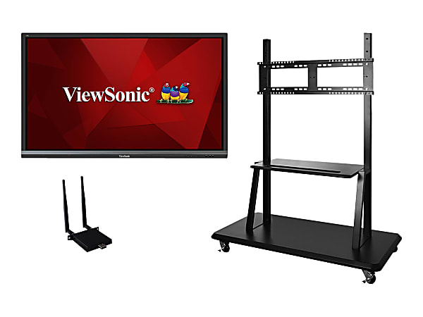 Viewsonic IFP6550-E2 - 65" ViewBoard 4K Ultra HD Interactive Flat Panel Bundle - 65" LCD - ARM Cortex A53 1.20 GHz - 2 GB - Infrared