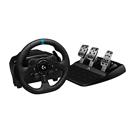 Logitech G923 Gaming PedalSteering Wheel - Office Depot