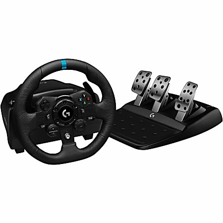 Logitech G923 Gaming PedalSteering Wheel - Office Depot