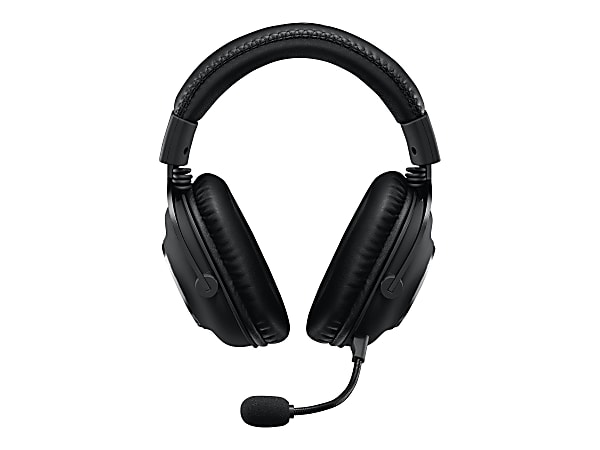 Logitech G Pro - Headset - full size - wired - 3.5 mm jack - noise isolating - black