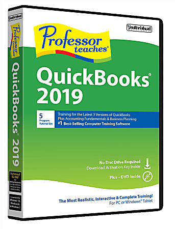 Professor Teaches® QuickBooks® 2019, Disc