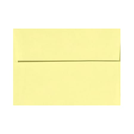 LUX Invitation Envelopes, A2, Peel & Press Closure, Lemonade Yellow, Pack Of 250