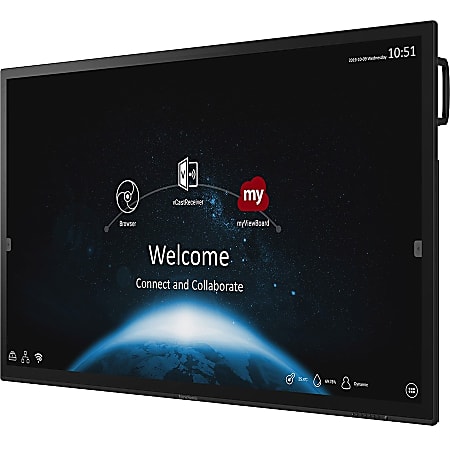 ViewSonic ViewBoard IFP6570 Collaboration Display - 65" LCD - ARM Cortex A73 1.20 GHz - 4 GB - Projected Capacitive - Touchscreen - 16:9 Aspect Ratio - 3840 x 2160 - LED - 350 Nit - 5,000:1, 1,200:1 Contrast Ratio - 2160p - USB - HDMI