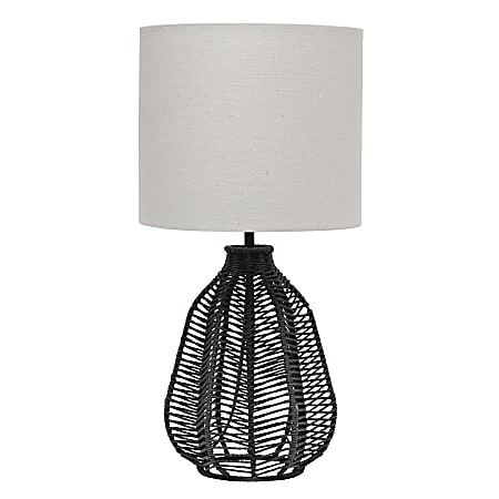 Vintage rattan table lamp online