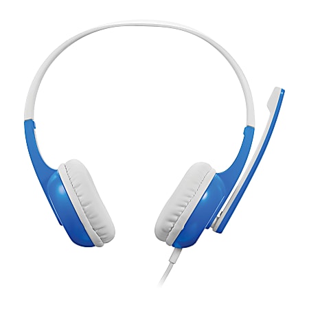 Volkano Chat Series Kid's Stereo Headset With Microphone, Blue
