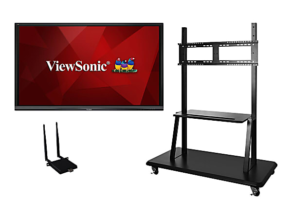 Viewsonic IFP7550-E2 - 75" ViewBoard 4K Ultra HD Interactive Flat Panel Bundle - 75" LCD - ARM Cortex A53 1.20 GHz - 2 GB - Infrared