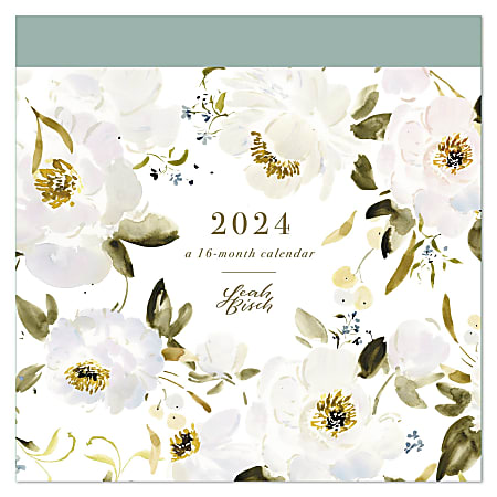 2024 Mead® 16-Month Wall Calendar, 12" x 12", Leah Bisch, September 2023 to December 2024 , ODW38128