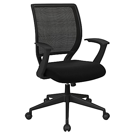 Office Star™ Work Smart Mesh Task Chair, Jet/Black