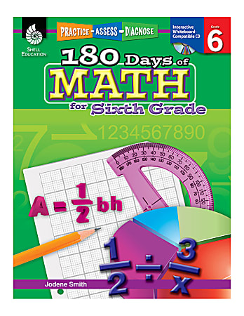 Shell Education 180 Days of Math Practice, Grade 6