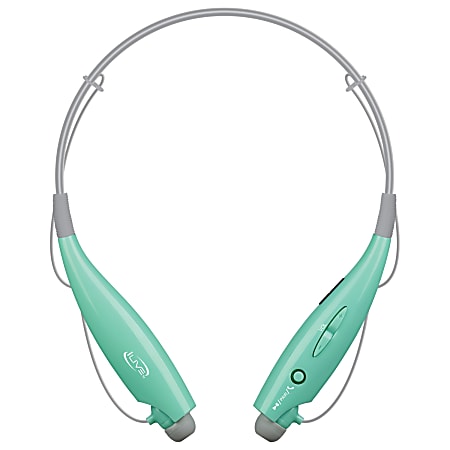 iLive Bluetooth Stereo Headsets With Neckband, Teal, IAEB25TL