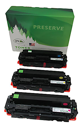 IPW Preserve Remanufactured High-Yield Cyan, Magenta, Yellow Ink Cartridge Replacement For HP 201X, CF253XM, Pack Of 3, 54T-XM3-ODP