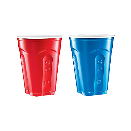 Solo® Squared™ Party Cups, 18 Oz., Pack Of 50