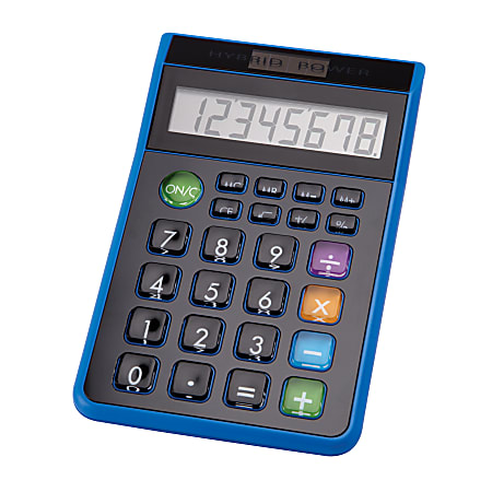 DD-612 Hybrid Desktop Calculator, Assorted Colors (No Color Choice)