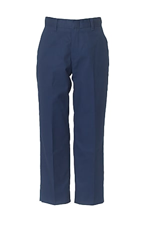 Royal Park Boys Uniform, Flat-Front Pants, Size 5, Navy