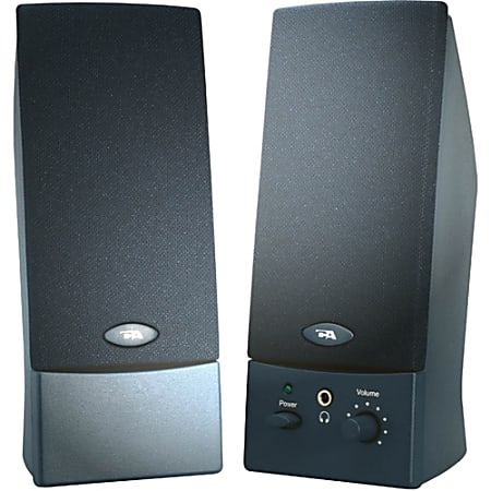Cyber Acoustics CA-2011WB 2.0 Speaker System - 4 W RMS - Black