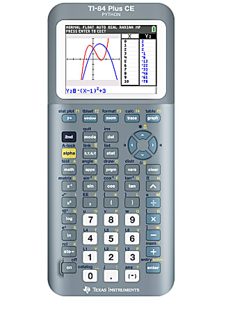 Texas Instruments&reg; TI-84 Plus CE Color Graphing Calculator, Fractal Frost