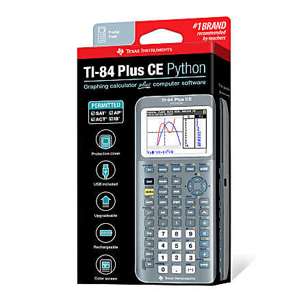 オフィス用品 Texas Instruments TI 84 Plus CE Texas Instruments TI 84 Plus CE Color Graphing Calculator