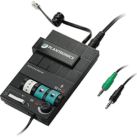 Plantronics MX10 Audio Processor - 1 x Phone Line (RJ-11) - Headphone - Desktop