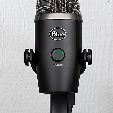 Blue Yeti Nano Wired Condenser Microphone 20 Hz to 20 kHz Cardioid Omni  directional Desktop Stand Mountable USB - Office Depot