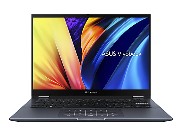 Asus® Vivobook S 14 2-In-1 Laptop, 14" Touchscreen, AMD Ryzen 5, 16GB Memory, 512GB Solid State Drive, Quiet Blue, Windows® 11 Home