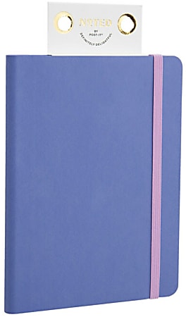Noted by Post it Journal 5 14 x 7 14 160 Pages Lilac - Office Depot