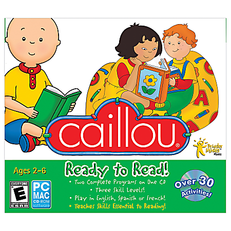 Caillou® Ready To Read, For PC/Mac, Traditional Disc